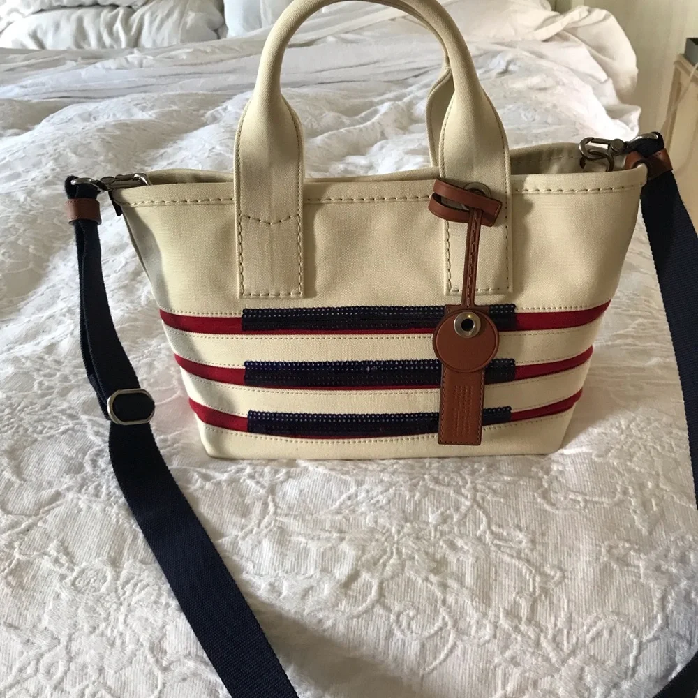 Marc Jacobs American Flag tote new crossbody strap - Picture 1 of 7